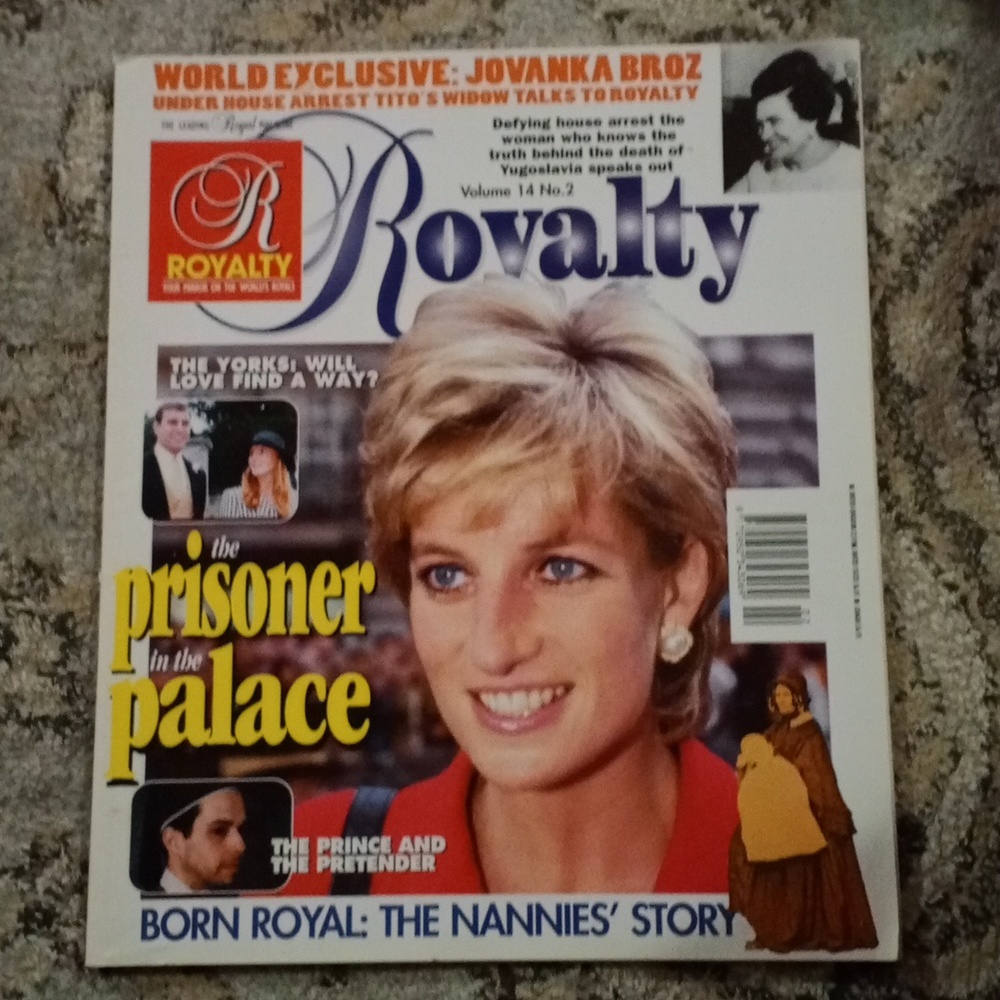 Royalty For Me Magazine Cover with Red and Yellow Accents